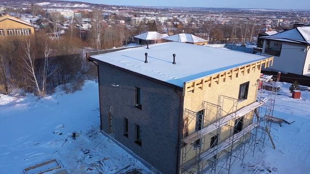 Плоская крыша - количество снега смотреть онлайн