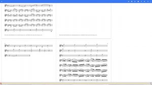 StringClub Sheet Music/Tab Printing - Pachelbel's Canon In D example