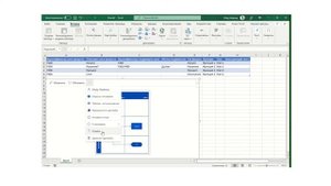 Создание схемы в Excel с помощью Visio надстройки "Визуализатор данных"