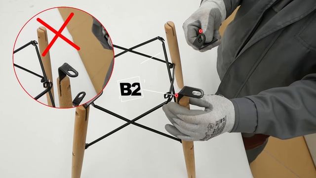 Инструкция по сборке. Стул 10167/DCA (разборная основа) смотреть онлайн