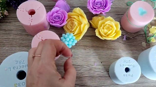 Заливаю цветы по кругу Итенна. Собираю с ними букет. Мыловарение смотреть онлайн