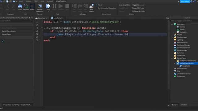 Roblox Studio - Shift to Sprint смотреть онлайн