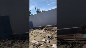 Заливка армопояса с бетононасос