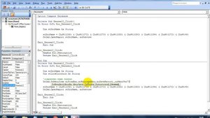 Отчет текущей записи (Access, Basic)
