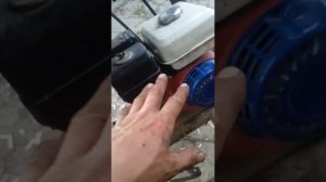 веткорез из сечкарни с двигателем 5.5 л.с. испытание