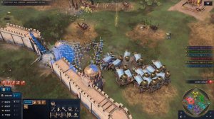 Age of Empire 4 Major Update 2022 | Cheat Code Gameplay | 2v4 Multiplayer Hardest Gameplay