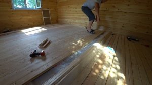 МОНТАЖ ДОСКИ ПОЛА СВОИМИ РУКАМИ. УСТРАНЯЕМ НЕДОЧЕТЫ!