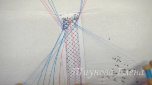 Простая решётка в полный заплёт #кружевныеуроки #кружево #мерноекружево #ElenaTiunova