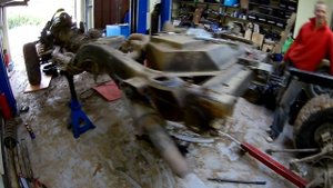 Обзор замены рамы (восстановление задних чашек пружин) на Nissan Patrol Y61 2017