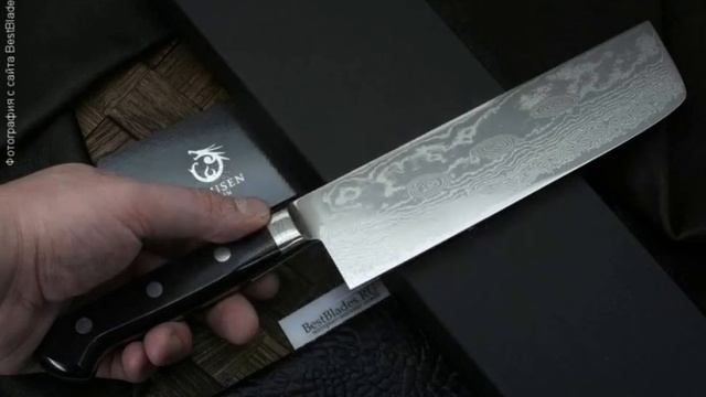 Кухонный нож Ryusen Bonten-Unryu Nakiri 165 мм смотреть онлайн
