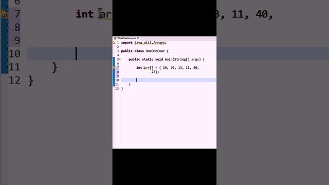 Shortcut to sort array elements - Java Program.