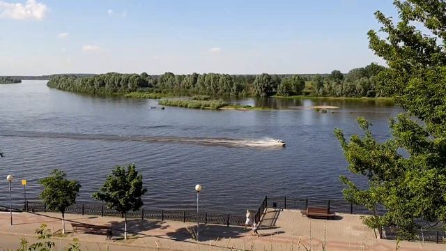 Река Днепр в Речице. Гомельская область