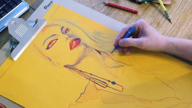 Fashion illustration woman face | Speed paint | Фэшн иллюстрация Лицо | Как научиться рисовать