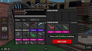 TRADING CHROMA SLASHER FOR *30* WEAPONS!!! (Murder Mystery 2)