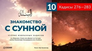 Чтение избранных хадисов. Хадисы 276-283. Ринат Абу Мухаммад