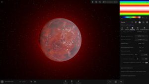 Столкновение Земли и Марса Universe Sandbox (V34)