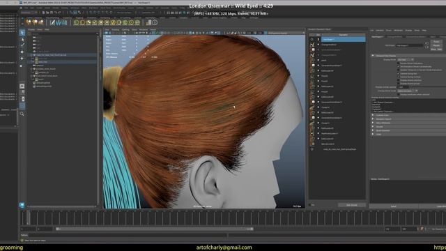 ORNATRIX/MAYA/UE5 | MAKING OF #1: Metahuman custom hair | STREAMOID смотреть онлайн