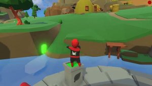 САМАЯ БОЛЬШАЯ КАРТА В HUMAN FALL FLAT пластилиновые герои Володя Человек Паук и Железный Человек