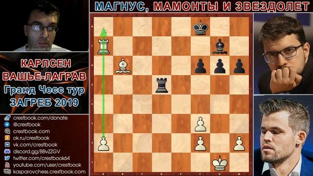 Шахматы ♕ Магнус, мамонты и звездолет 🐘 Карлсен - Вашье-Лаграв 📖 Защита Грюнфельда смотреть онлайн