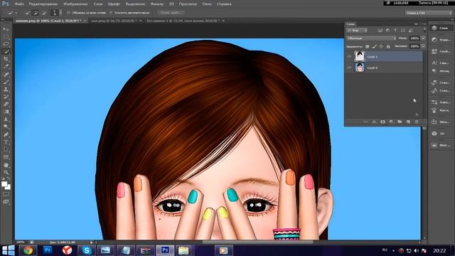 Улучшаем волосы на скринах смотреть онлайн