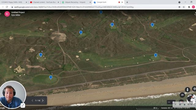 The Open Championship - Hole By Hole Course Breakdown - Google Earth смотреть онлайн