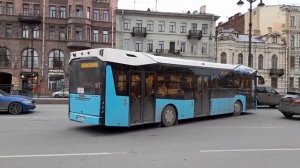 Новинка! Автобус МАЗ-303.065 номер 8199 по маршруту 3, Санкт-Петербург
