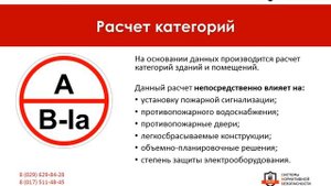 Категорирование зданий и сооружений по пожарной взрывопожарной безопасности
