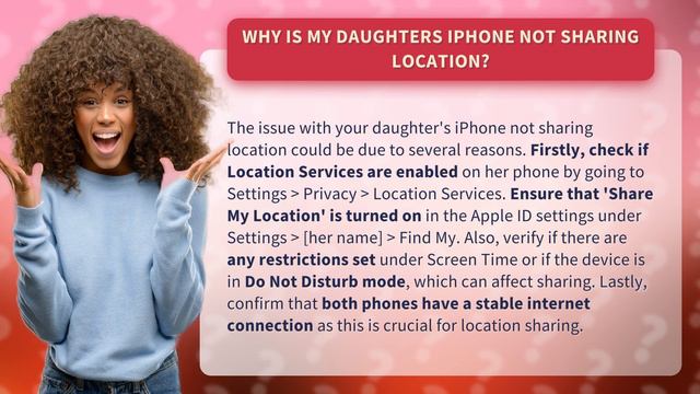 Why is my daughters iPhone not sharing location? смотреть онлайн