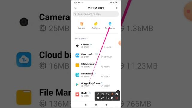 How to not Allowed SMS on system service plugin App Redmi note 8 8pro