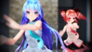 Красивый танец аниме девочек