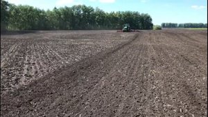 Работа в поле ATLAS HP 10(UNIA), предпосевной культиватор , 10 метров захват
