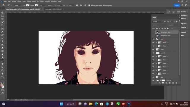 How to Draw Vector Art Photoshop In Details Tutorial  2023