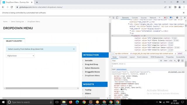 Dropdown Handling using selenium webdriver program  #dropdown  #selenium  #Java #automationtesting