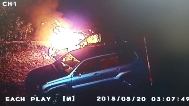 Поджог авто