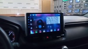 RAV4 19+ TOYOTA КРУГОВОЙ ОБЗОР Поддерживает UNISON Установка магнитолы 6/128Gb.