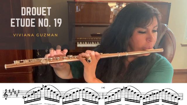 Drouet No. 19 from 25 Flute Etudes, Viviana Guzman смотреть онлайн