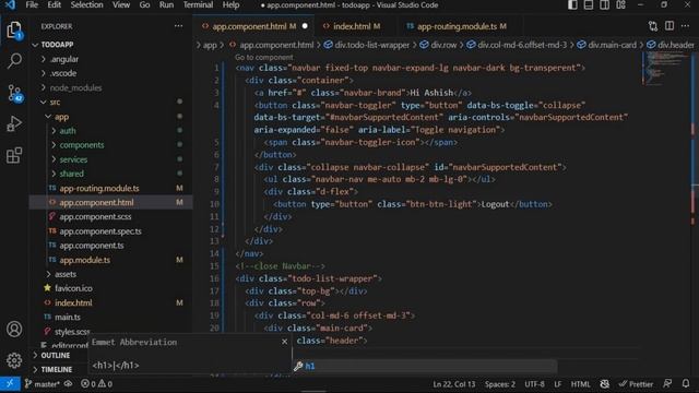 Angular 16 Todo Application from scratch | Routing and Design in Angular
