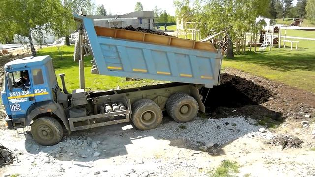 завоз земли для газона смотреть онлайн