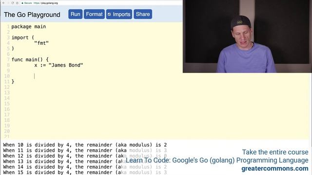 Golang If Statement смотреть онлайн