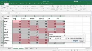 Table in MS Excel 2019 | conditional formatting | MS Excel 2019 | use of table  in MS Excel