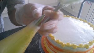Калла из белкового заварного крема.  Callas aus Eiweißcreme.