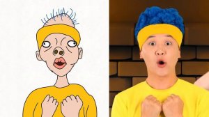 D billion Scary fruits and vegetable happy halloween / Drawing meme