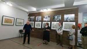 Открытие выставки "Столбы и люди в творчестве А. Г. Поздеева" в музее художника Б. Я. Ряузова