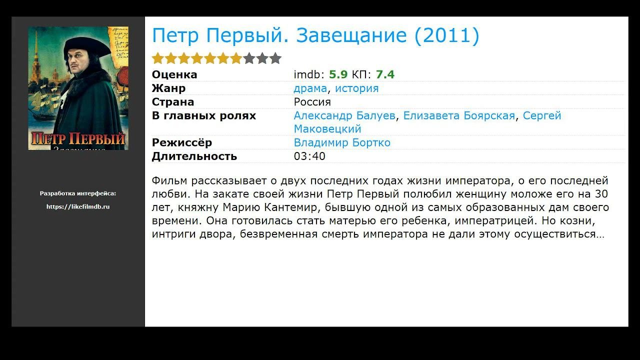 10 лучших русских сериалов про интриги