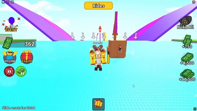 EN YÜKSEK TEPEDEN AŞAĞIYA DÜŞTÜM!!?Roblox Slide Down A Hill смотреть онлайн