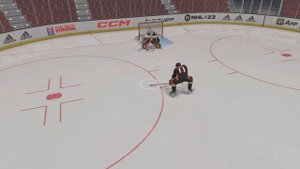 NHL 23 Красивый гол Лакросс пасом!
