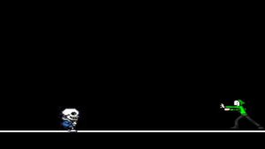 sans vs dream(sprite fight)