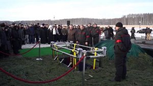 (REUPLOAD) USSR-Russian Anthem Funeral Of Mikhail Kalashnikov 2013
