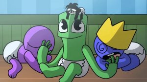 rainbow friends and doors child transformation (roblox animation) poppy playtime universus