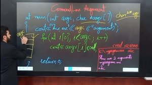 Command line arguments in C++ using argc and argv in Main Function